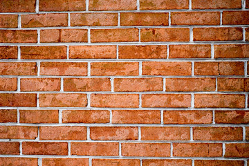 Red Brick Colonial Wall Background, Maryland USA