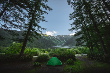 Mount Hotaka in Kamikochi national park summer season, Matsumoto, Japan