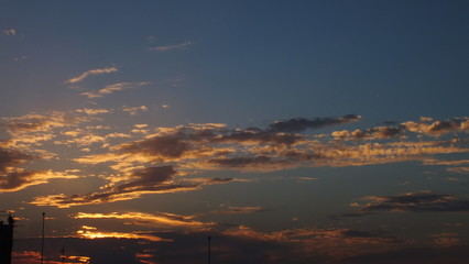 Obraz premium Golden sunsets over the Island