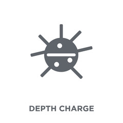 Obraz premium Depth Charge icon from Army collection.