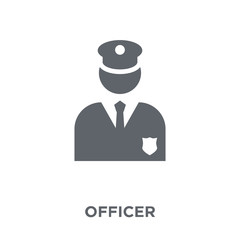 officer icon from Army collection.