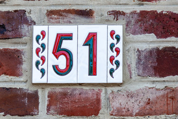 House numbers from France, Belguim, Sweden, Denmark, Finland and St Petersburg