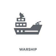 Warship icon from Army collection.