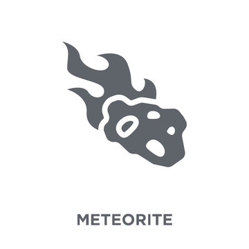 Meteorite icon from Astronomy collection.