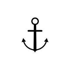 Anchor icon. Element of marketing. Premium quality graphic design icon. Signs and symbols collection icon for websites, web design, mobile app