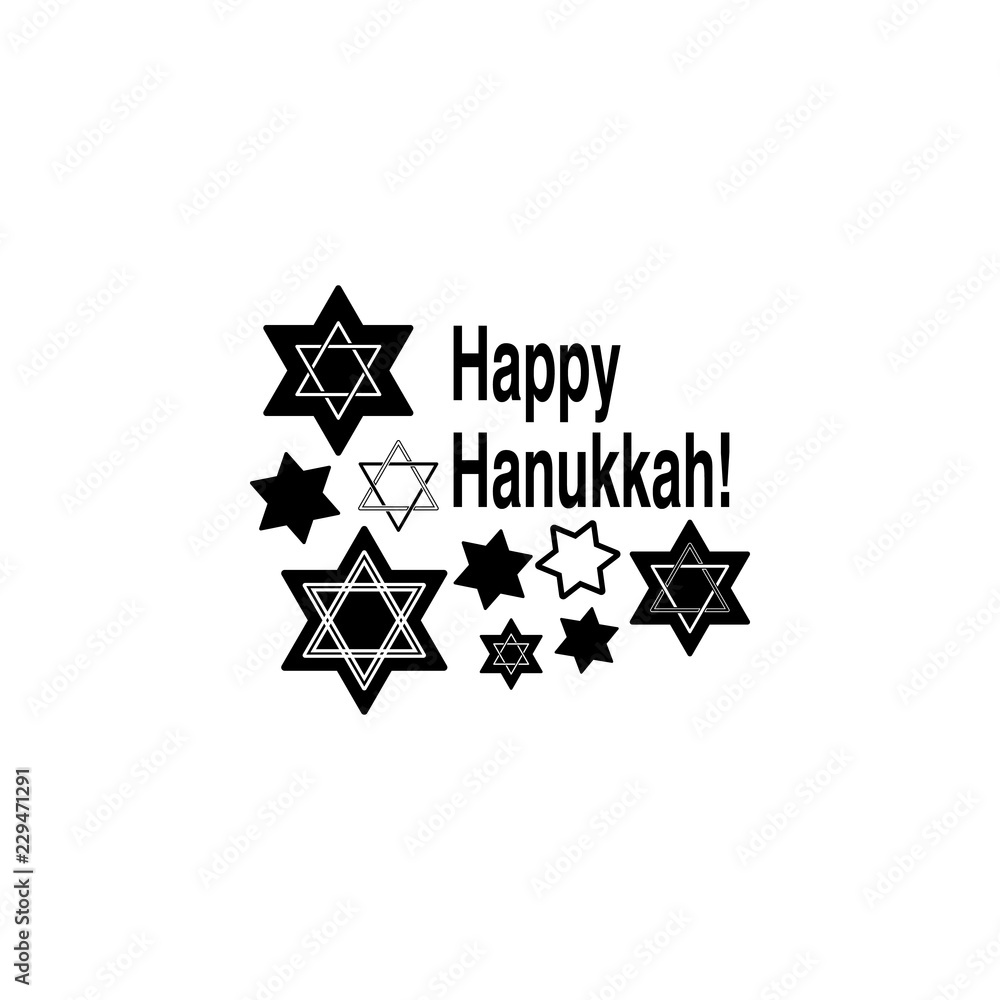 Poster hanukkah cand icon. element of hanukkah icon for mobile concept and web apps. detailed hanukkah cand