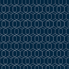 Pattern Geometric blue background