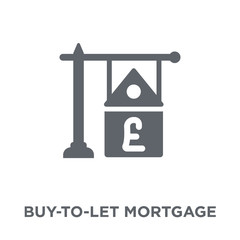 Buy-to-let mortgage icon from Buy to let mortgage collection.
