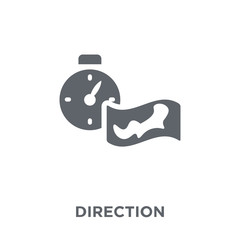 Direction icon from Camping collection.