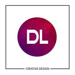 Initial Letter DL Logo Template Design