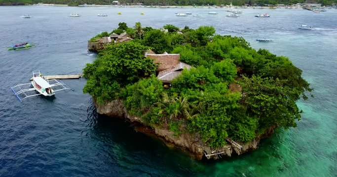 Aerial of Boracay, Philippines