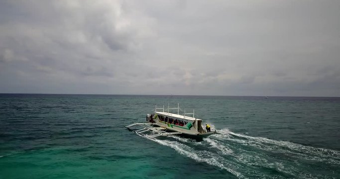 Aerial of Boracay, Philippines