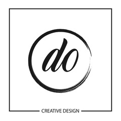 Initial Letter DO Logo Template Design