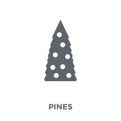 Pines icon from Christmas collection.
