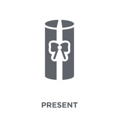 Present icon from Christmas collection.