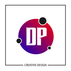 Initial Letter DP Logo Template Design