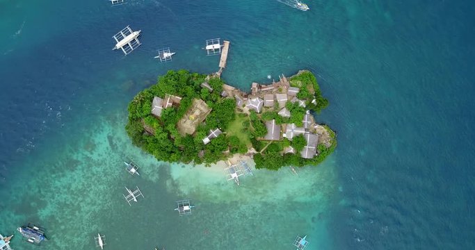 Aerial of Boracay, Philippines