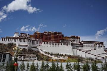 Potala palace in Lhasa, Tibetan capital