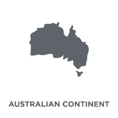 Australian continent icon from Australia collection.