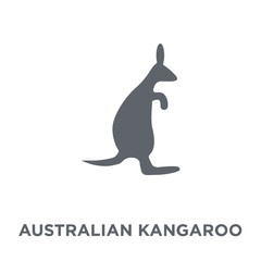 Australian kangaroo icon from Australia collection.