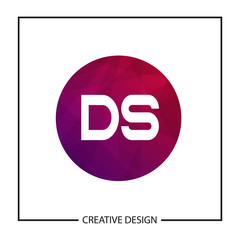 Initial Letter DS Logo Template Design