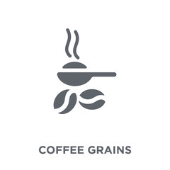 Coffee grains icon from Brazilian icons collection.
