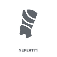 Nefertiti icon from Culture collection.