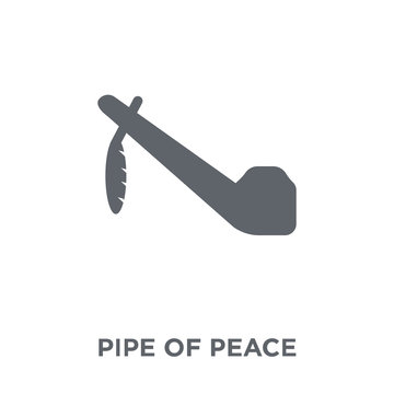Pipe of peace icon from Culture collection.