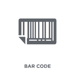 Bar code icon from Delivery and logistic collection.