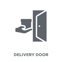 Delivery door icon from Delivery and logistic collection.