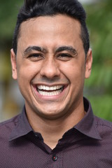 Fototapeta premium Minority Male Smiling