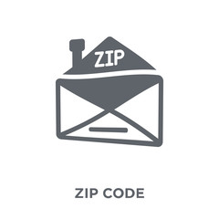 Zip code icon from Delivery and logistic collection. - obrazy, fototapety, plakaty