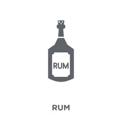 Rum icon from Drinks collection.