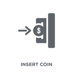 Insert coin icon from Payment collection.