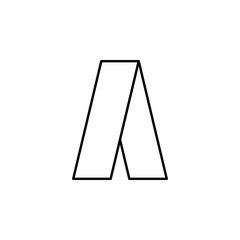 adwords icon. Element of simple web icon. Thin line icon for website design and development, app development. Premium icon