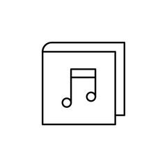 e book icon. Element of simple web icon. Thin line icon for website design and development, app development. Premium icon