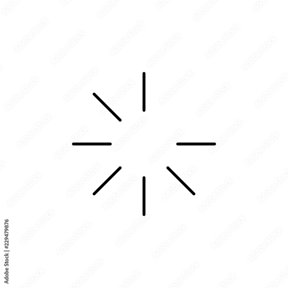 Poster loading icon. element of simple web icon. thin line icon for website design and development, app dev