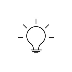idea icon. Element of simple web icon. Thin line icon for website design and development, app development. Premium icon