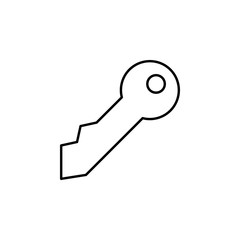 key icon. Element of simple web icon. Thin line icon for website design and development, app development. Premium icon