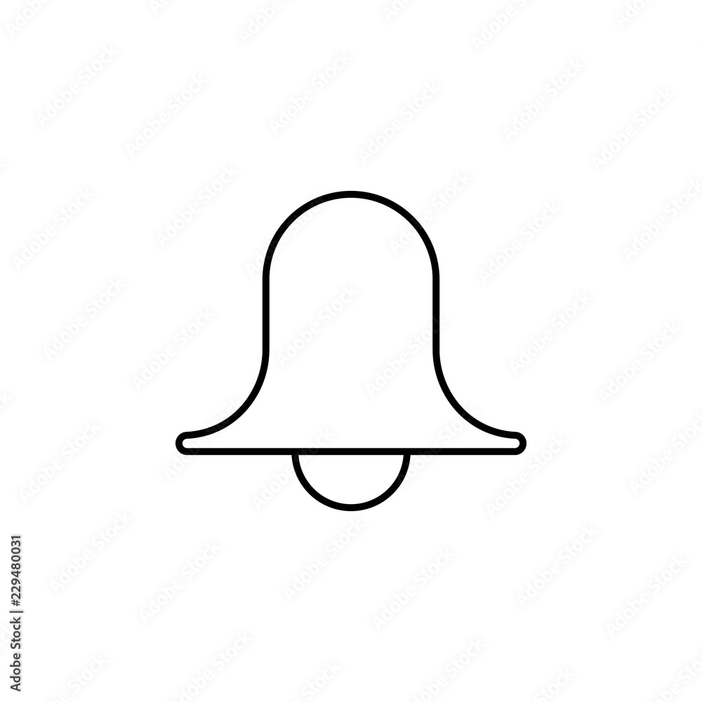 Poster notification icon. element of simple web icon. thin line icon for website design and development, ap