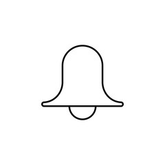 notification icon. Element of simple web icon. Thin line icon for website design and development, app development. Premium icon