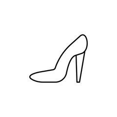 shoe icon. Element of simple web icon. Thin line icon for website design and development, app development. Premium icon