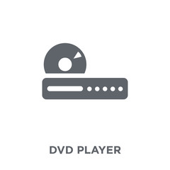 Fototapeta premium DVD Player icon from Electronic devices collection.