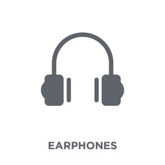 Earphones icon from Electronic devices collection.