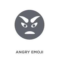 Angry emoji icon from Emoji collection.