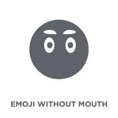 Emoji Without Mouth icon from Emoji collection.