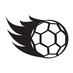 Obraz premium Isolated soccer ball icon with an effect. Vector illustration design