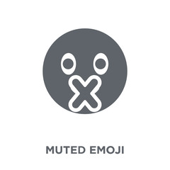 Muted emoji icon from Emoji collection.