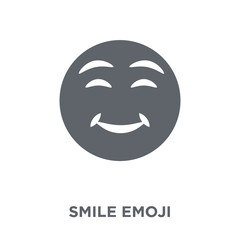 Smile emoji icon from Emoji collection.