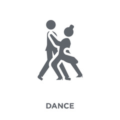 Fototapeta na wymiar dance icon from Entertainment collection.